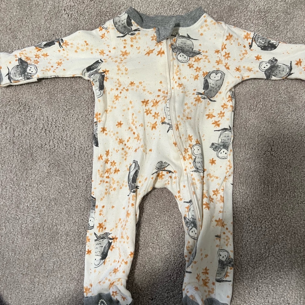 Burt’s Bees Newborn Owl Pajamas
